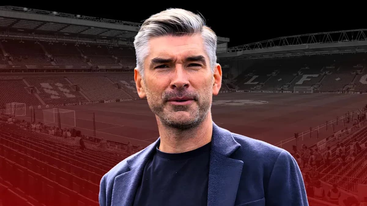 Person in front of a football stadium background Person in front of a football stadium background