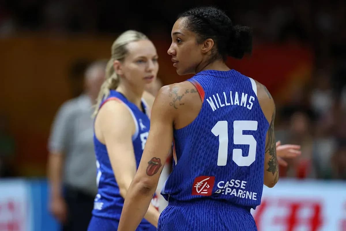 Two basketball players in blue jerseys on court Two basketball players in blue jerseys on court