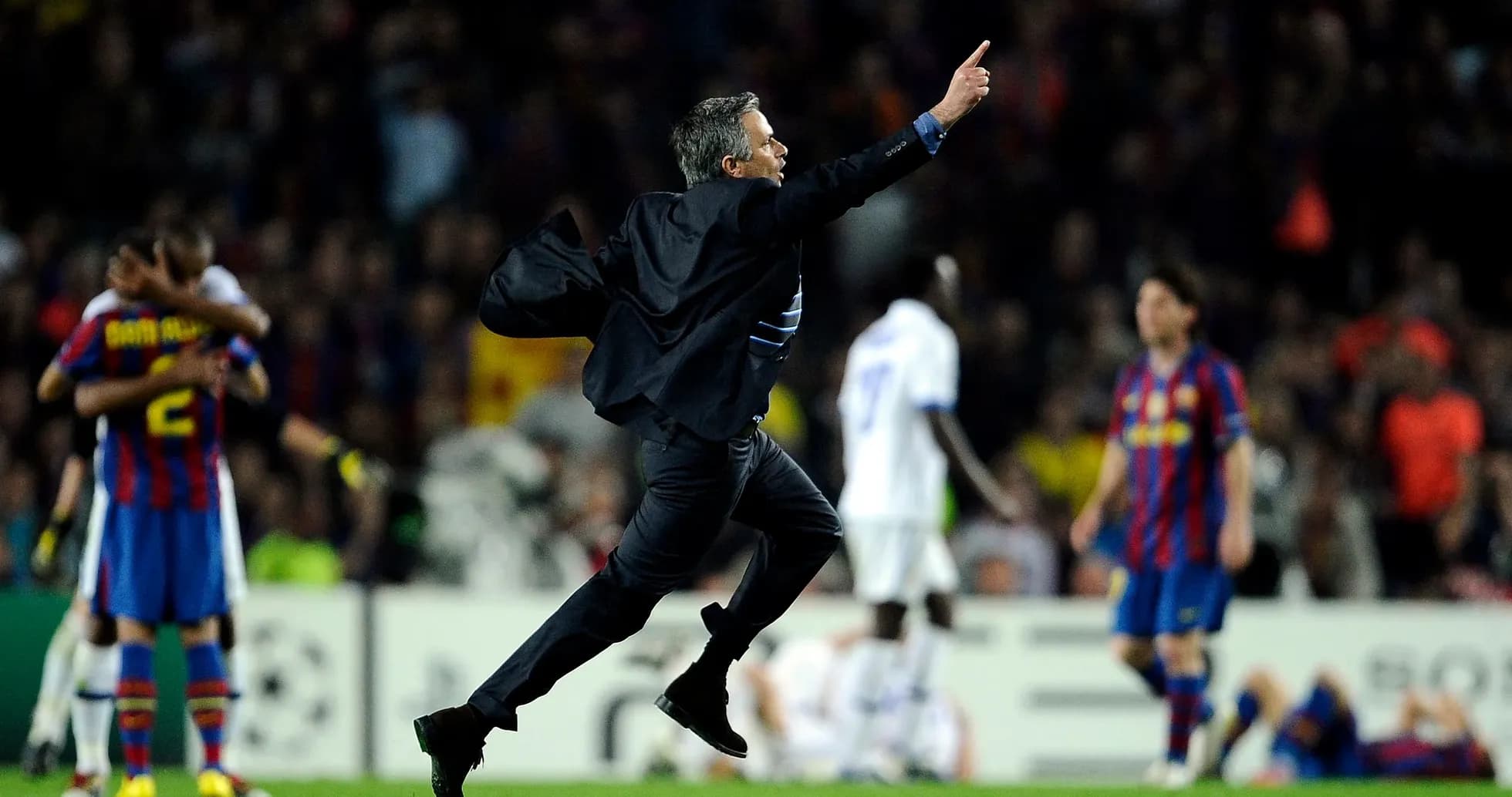 Manager celebrating a goal during intense match Manager celebrating a goal during intense match