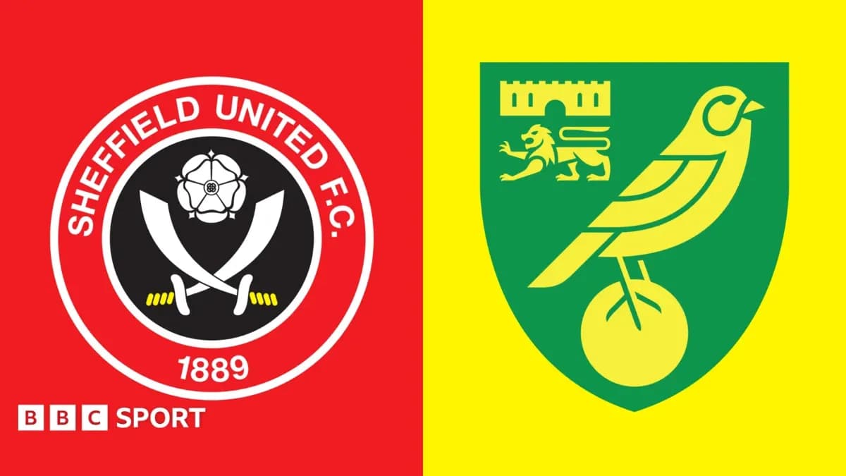 Logos of Sheffield United and Norwich City FC Logos of Sheffield United and Norwich City FC