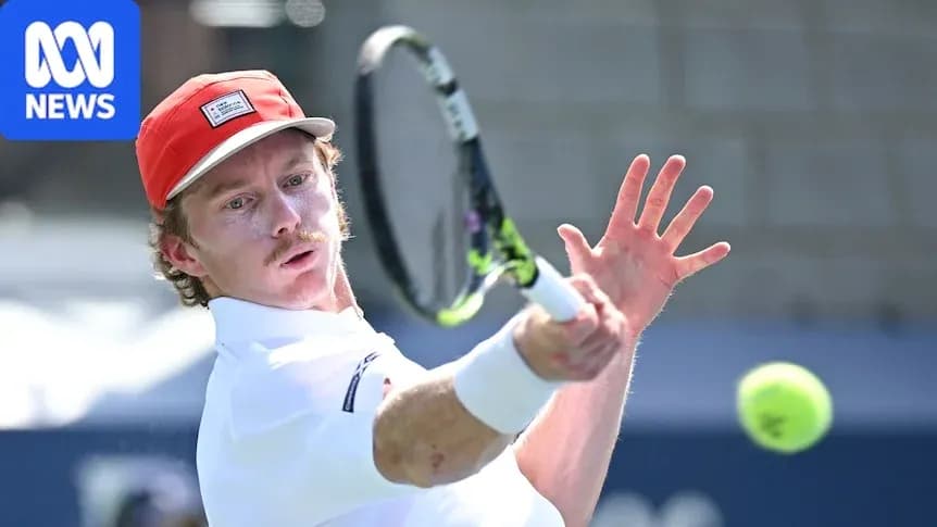 Tennis player hitting a forehand shot during match Tennis player hitting a forehand shot during match
