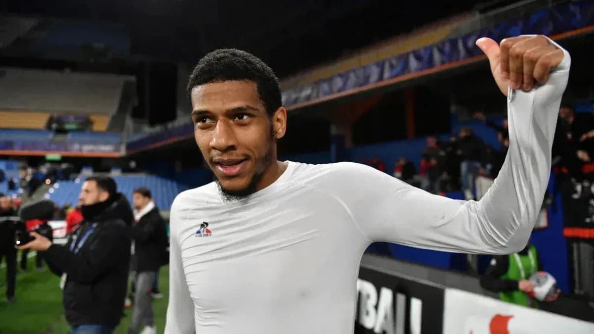 Player celebrating after match in stadium Player celebrating after match in stadium