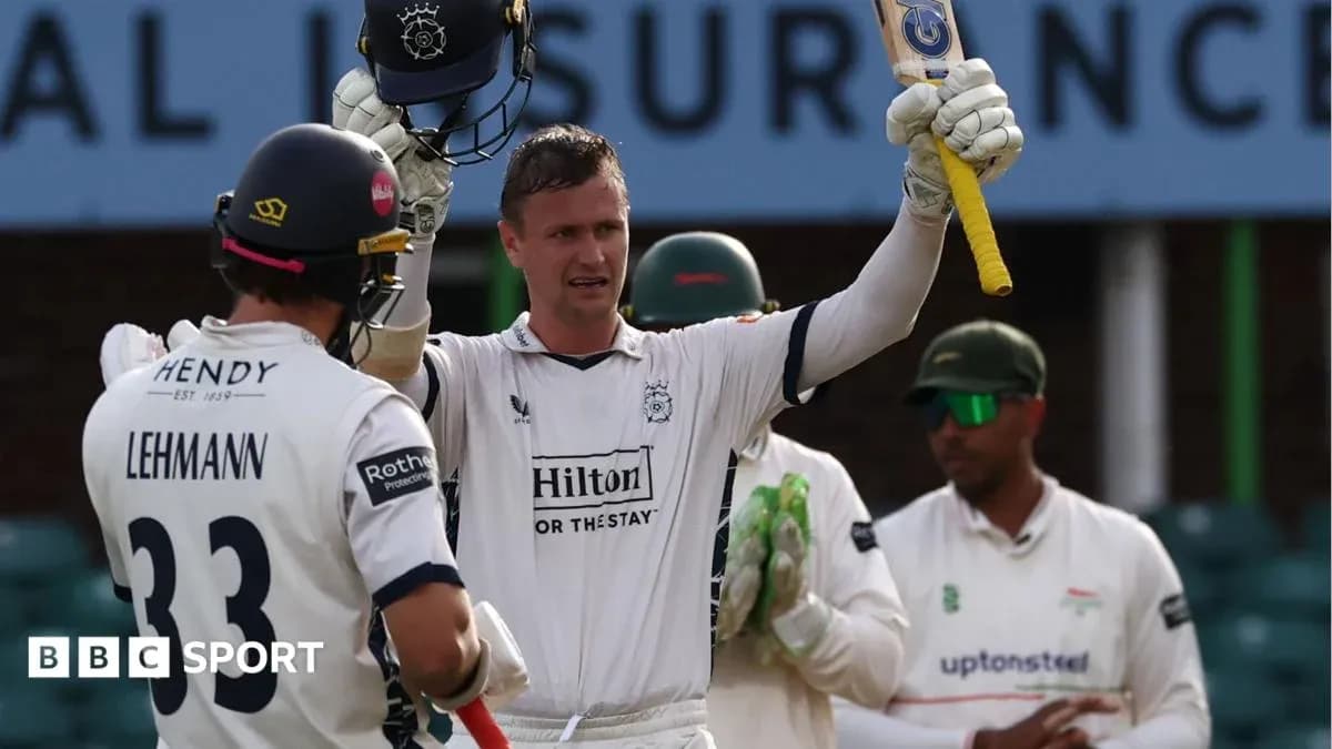 Batsman celebrating after scoring a century in cricket match Batsman celebrating after scoring a century in cricket match