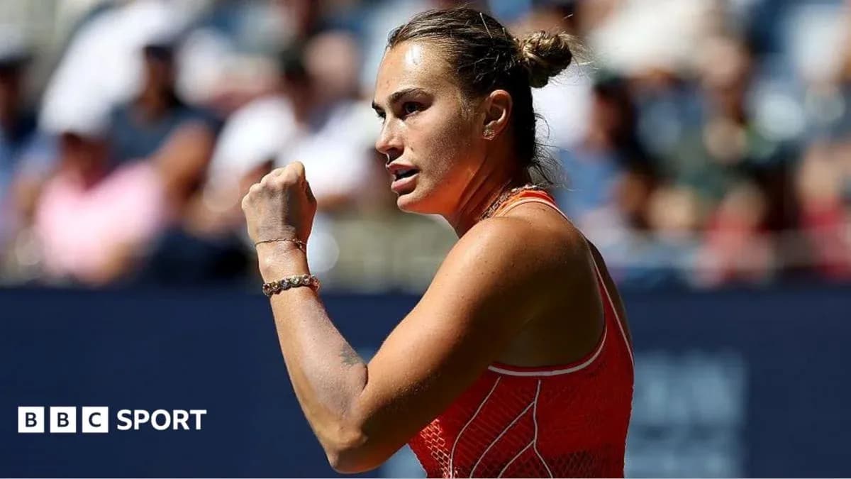 Tennis player celebrating during a match Tennis player celebrating during a match