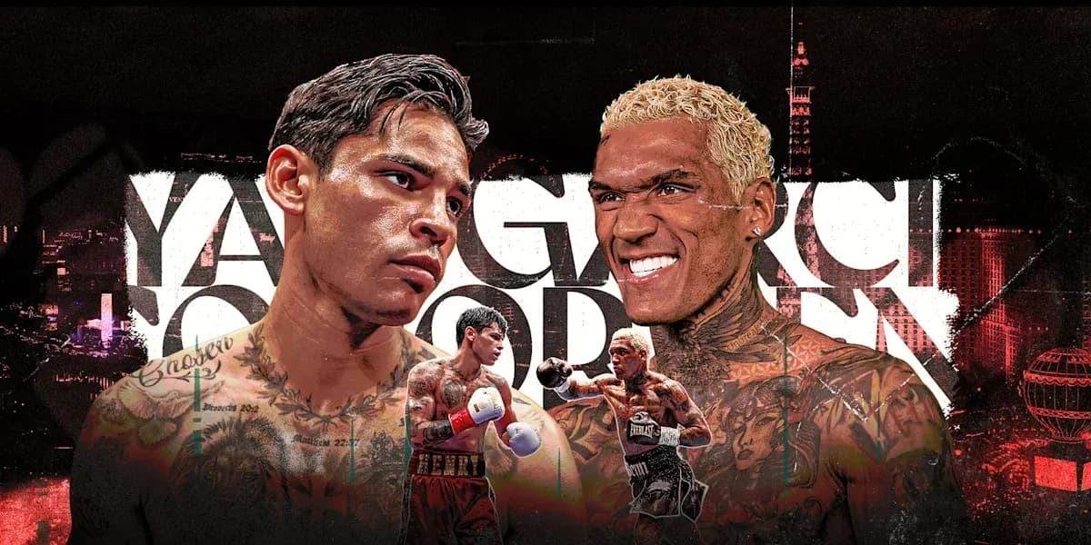 Boxers Yair Rodriguez and Garcia facing off in graphic Boxers Yair Rodriguez and Garcia facing off in graphic