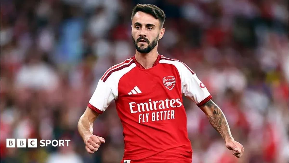 Player in Arsenal kit celebrating during a match Player in Arsenal kit celebrating during a match