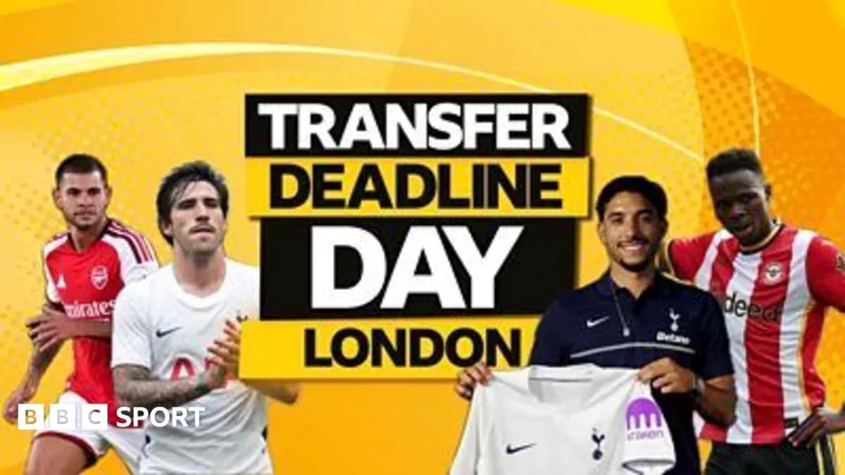 Players and 'Transfer Deadline Day' graphic design Players and 'Transfer Deadline Day' graphic design