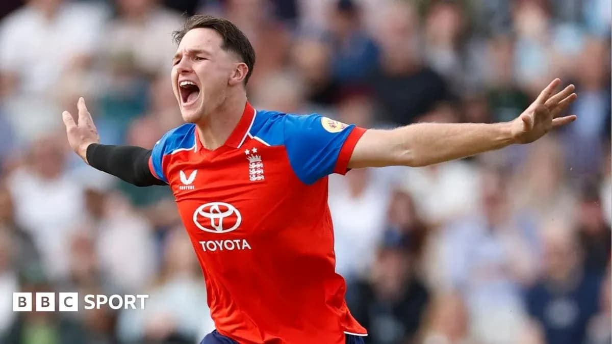 Cricketer celebrating a wicket in team uniform Cricketer celebrating a wicket in team uniform