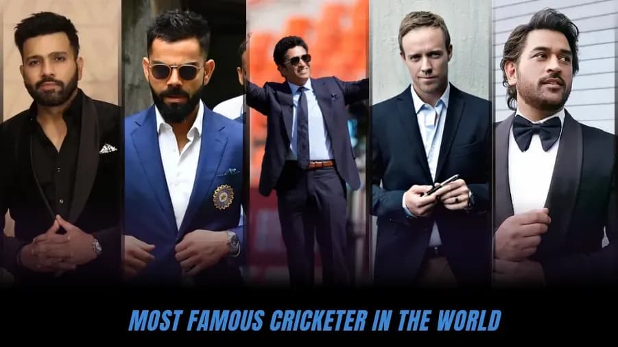 Top 10 Most Famous Cricketers Worldwide (2026 Update) Top 10 Most Famous Cricketers Worldwide (2026 Update)