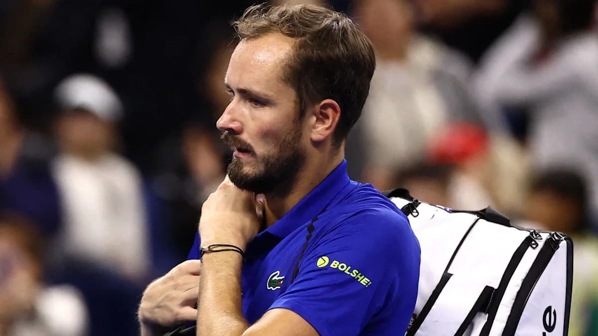 Medvedev Disqualified at China Open After Hitting Spectator with Ball Medvedev Disqualified at China Open After Hitting Spectator with Ball